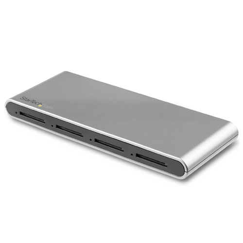  Lector Grabador USB-C de Tarjetas de Memoria Flash SD de 4 Ranuras - USB Tipo C - USB 3.1 - Startech - 4SD4FCRU31C