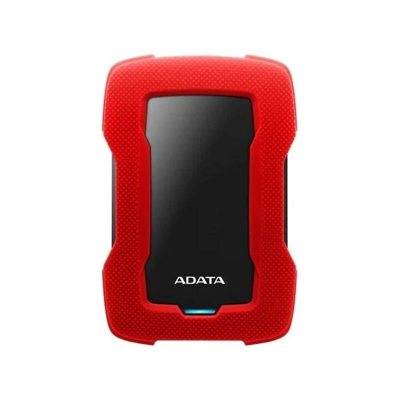 ADATA HD650 - DISCO DURO EXTERNO, 2TB, USB 3.1, RESISTENCIA A GOLPES, ROJO