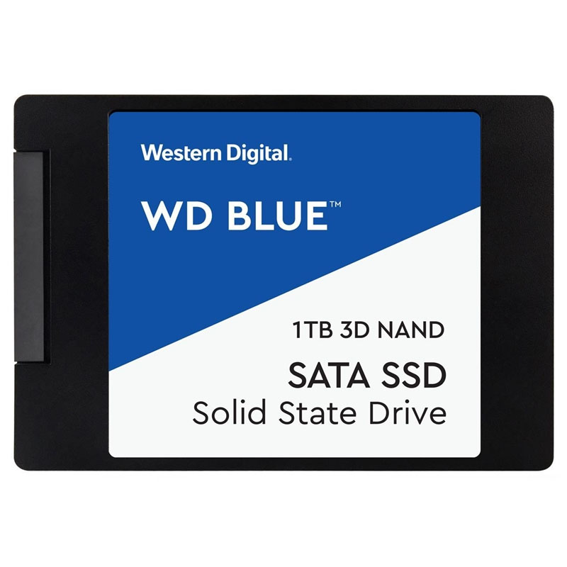 WD WESTERN DIGITAL BLUE 1TB SSD - UNIDAD DE ESTADO SÓLIDO, LECTURA HASTA 560 MB/s Y ESCRITURA HASTA 530 MB/s, SATA III, 2.5