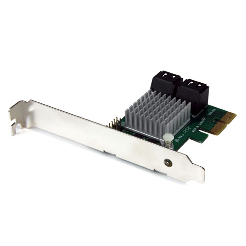  4 Port PCI Express SATA III RAID Card w/ HyperDuo SSD Tiering - Storage controller (RAID) - 4 Channel - Startech - 