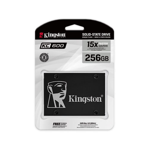 Kingston KC600 - SSD - cifrado - 2.5
